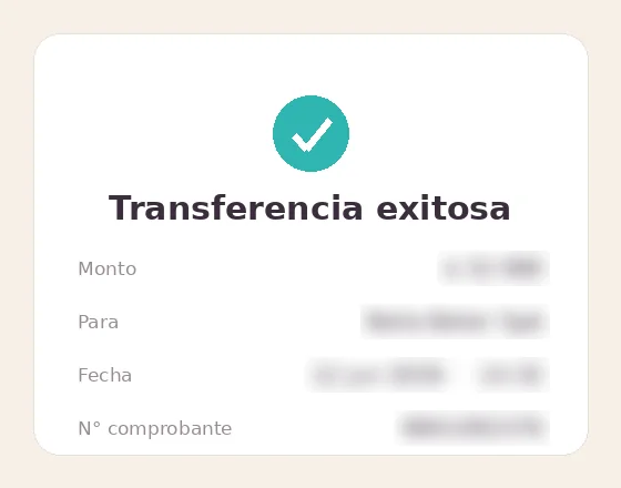 Comprobante de pago
